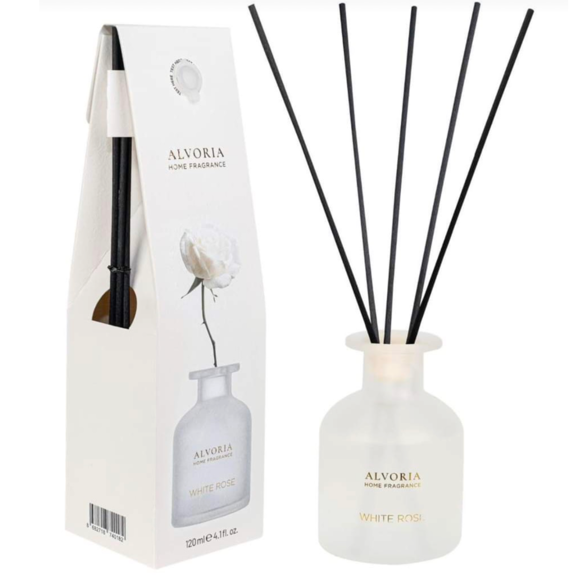 WHITE ROSE – Namų Kvapas ALVORIA 120 ml.