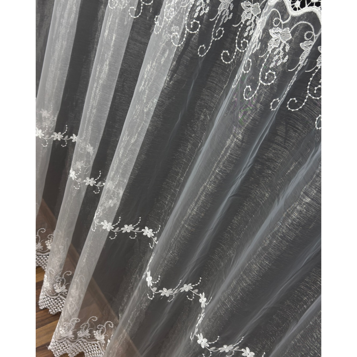 Dieninių užuolaidų audinys, Organza 1