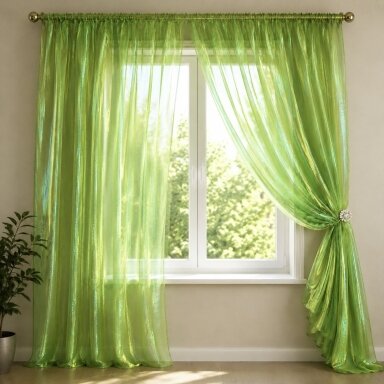 Dieninių užuolaidų audinys, Organza Dieninių užuolaidų audinys, Organza