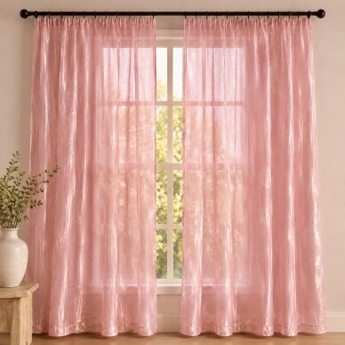 Dieninių užuolaidų audinys, Organza Dieninių užuolaidų audinys, Organza