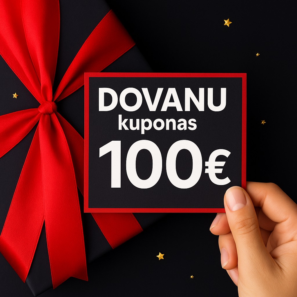 Dovanų kuponas 100€ Dovanų kuponas 100€