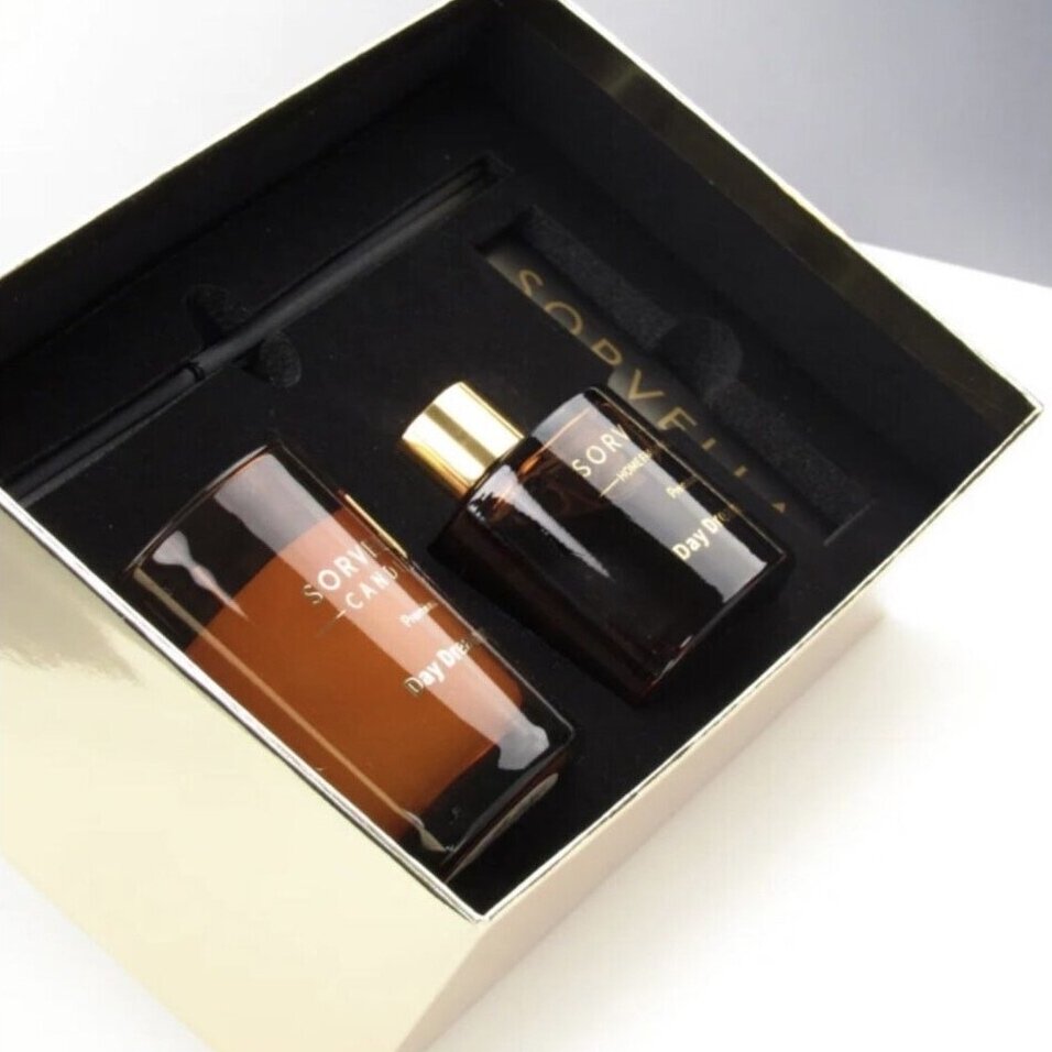 Rinkinys Sorvella – Namų kvapas 120ml + žvakė 170 g – Day Dreaming 1