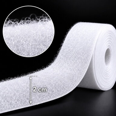 VELCRO juostelė – minkštoji pusė, 2 cm. VELCRO juostelė – minkštoji pusė, 2 cm.