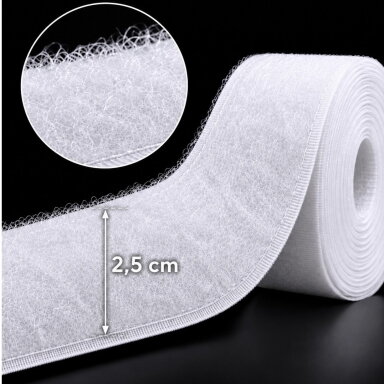 VELCRO juostelė – minkštoji pusė, 2,5 cm VELCRO juostelė – minkštoji pusė, 2,5 cm